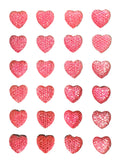 HEART SUGAR STONE STICKER | PINK
