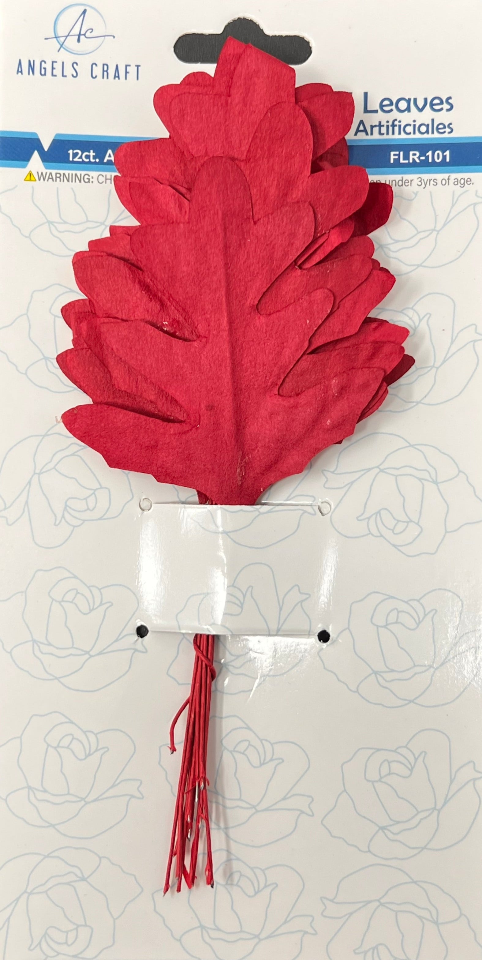 Paper Oak Leaves | Red or Green