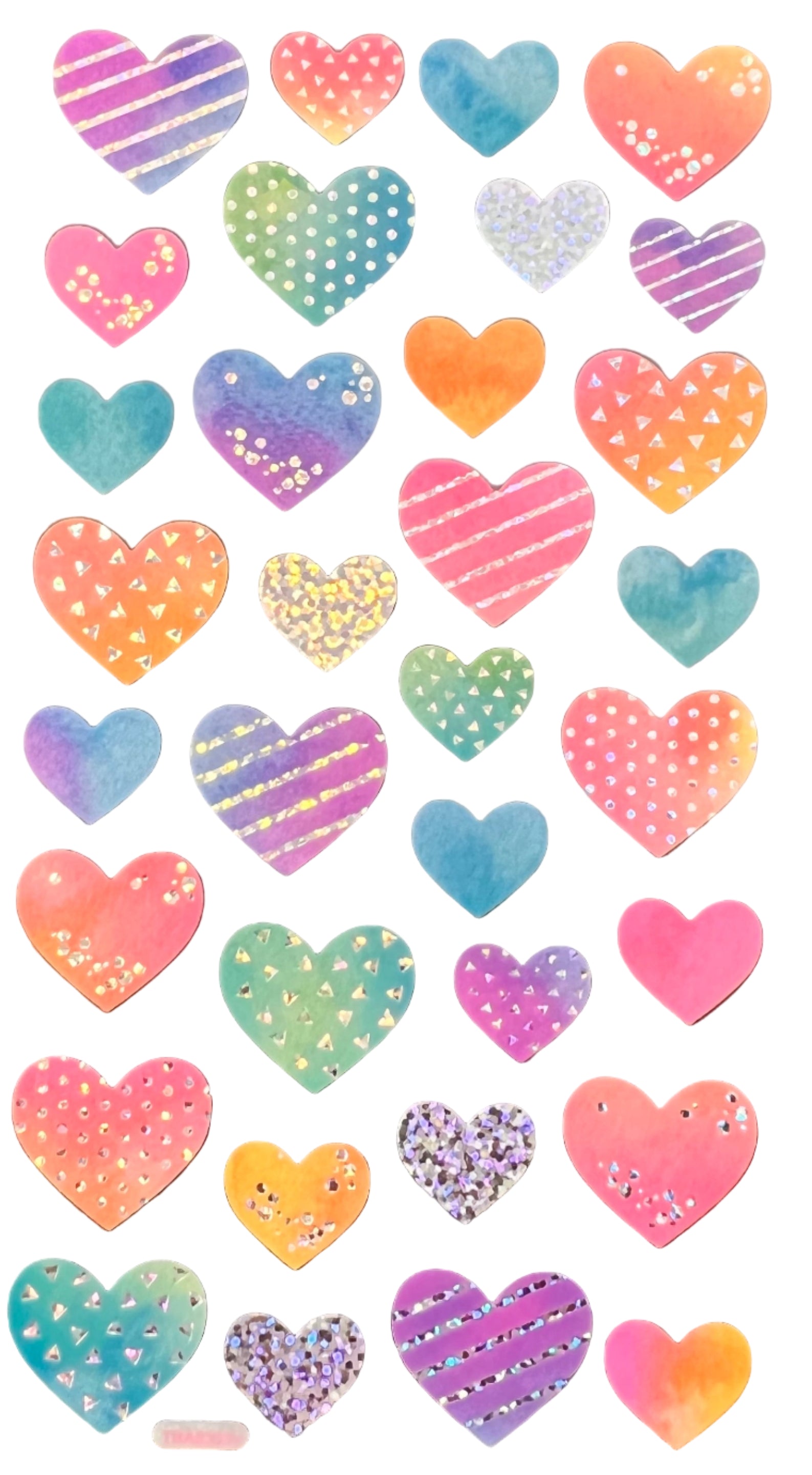 Paper Stickers | Hearts