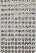 BUBBLE FRAME STONE STICKER | CLEAR