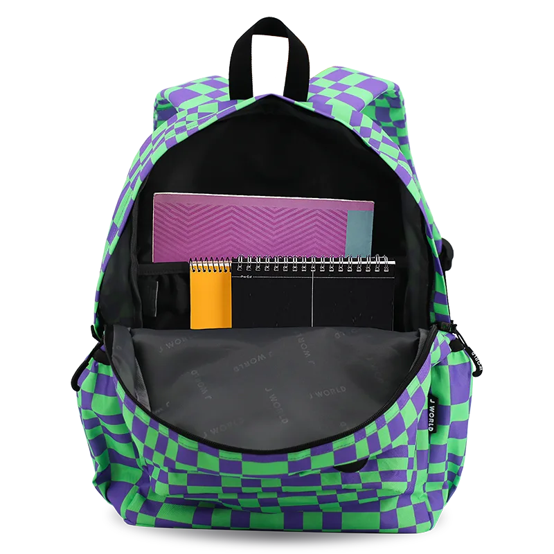 Oz Daypack Backpack  |  Wavy Checkers
