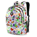 Cornelia Laptop Backpack | Street Art