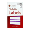 FILE FOLDER LABELS PURPLE 9/16" X 3-7/16" 248 PC