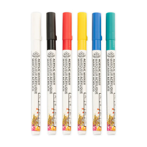 Acrylic 1.2 mm Primary Marker Set Pkg. 6