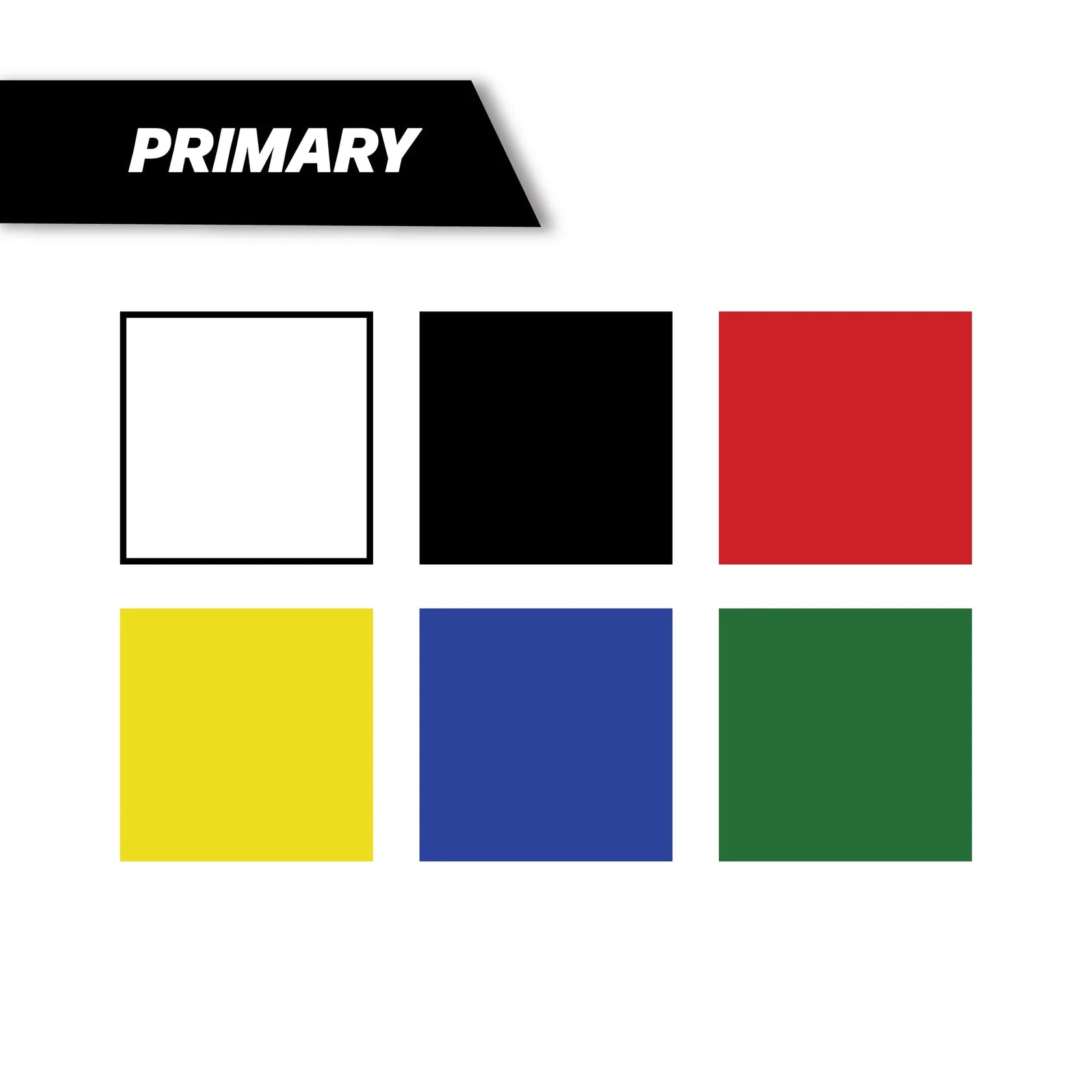 Acrylic 1.2 mm Primary Marker Set Pkg. 6