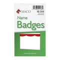 NAME BADGE RED