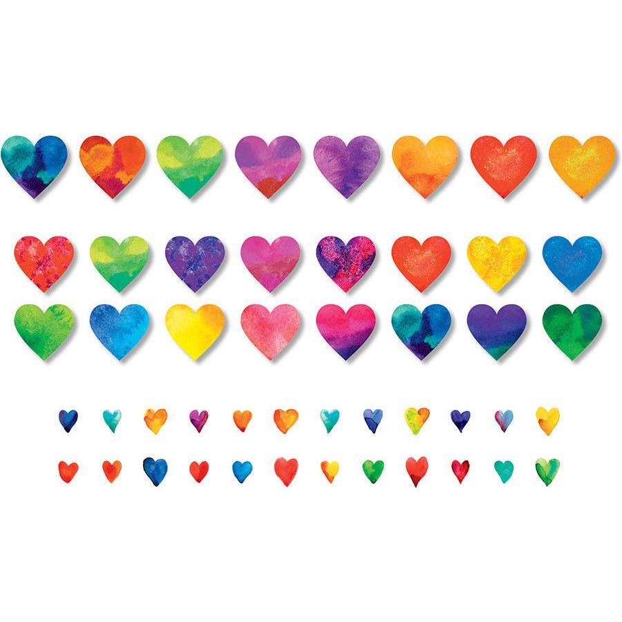WATERCOLOR HEART ACCENTS