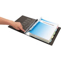 SPRINGPOST BINDER 4" BLACK