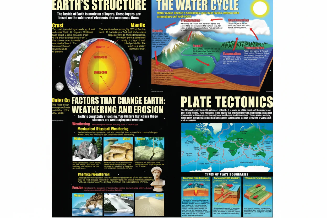 Earth Science Basics Poster Set