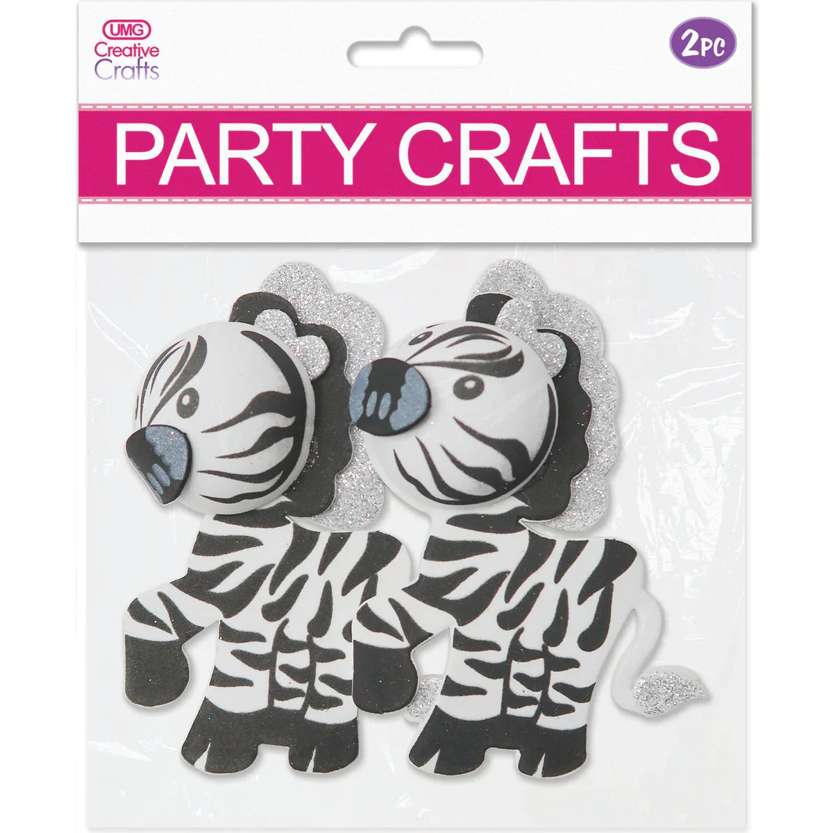 Foam Craft Zebra | Small | 2pc