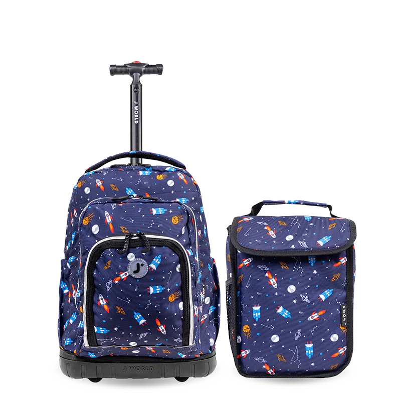 DUO ROLLING BACKPACK AND LUNCH BAG 2