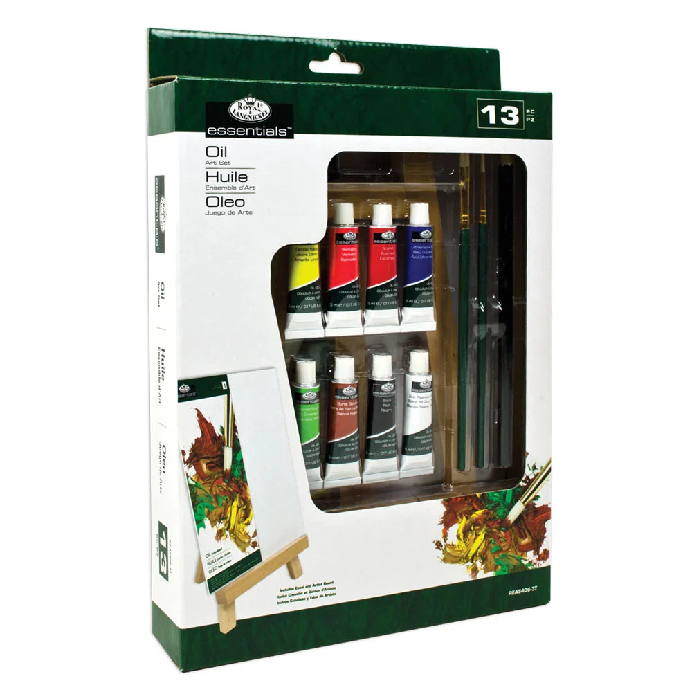 TABLE EASEL OIL SET
