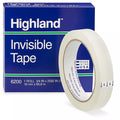 HIGHLAND INVISIBLE TAPE 1/2 X 72 YD GDE #6200