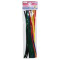 Chenille Stems Primary Mixed | 40pc | 30.5CMx6MM