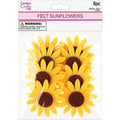Sunflower Felt | 6cm | 8pc