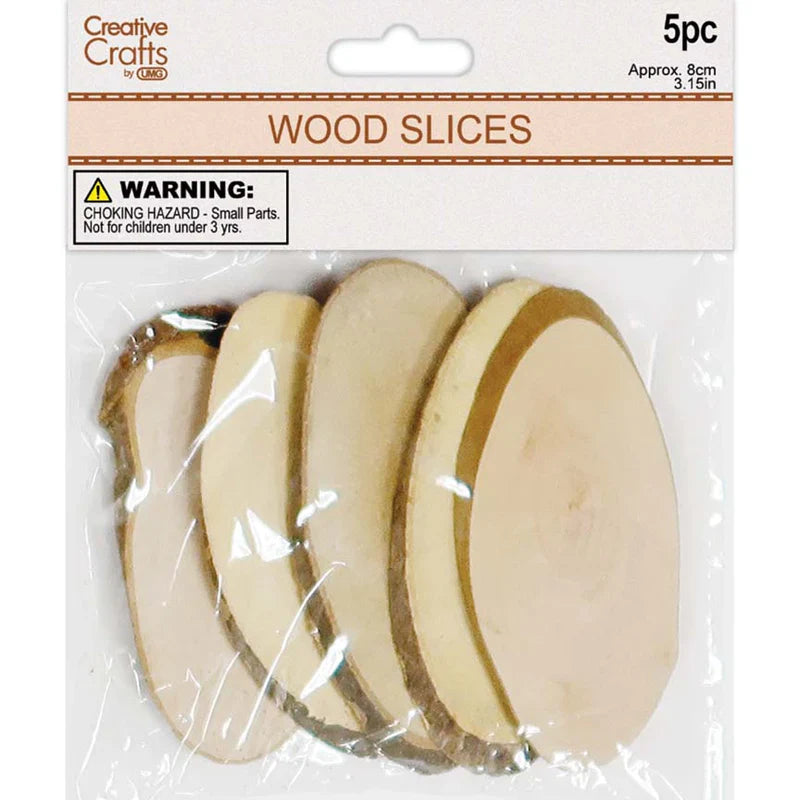 Wood Plaque | 8cm | 5pc