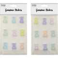 Gem Sticker Teddy Bear | Mix Color | 22mm