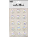 Gem Stickers | 21mm Star Iridescent