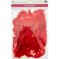 Craft Feathers | Red | 2-3in | 5-8cm | 5g