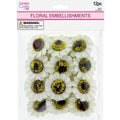 Floral Embellishments Daisy | 12pc | White