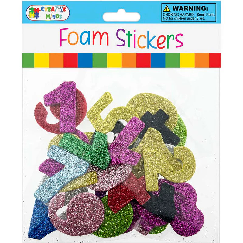 Foam Numbers | Gltr | Peel & Stick | 3.5cm | 7.5g