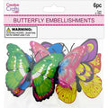 Butterfly Emb | 6pc | 7cm
