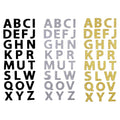Alphabet Glitter Stickers | 26 ct