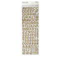 ALPHABET STICKERS GOLD 130 PC