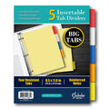5 Tab Paper Index Dividers