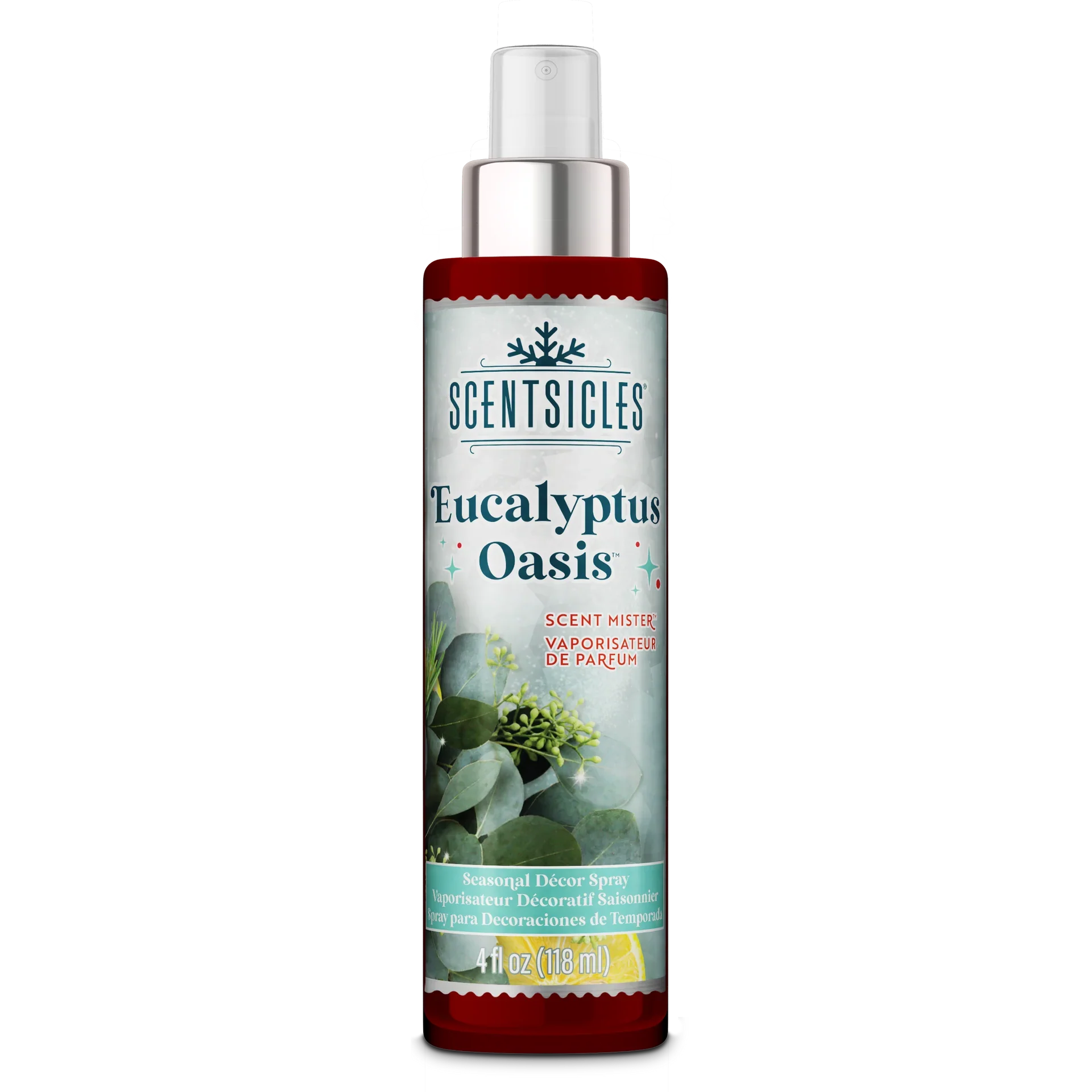 Scentscicles Scent  Mister Spray | Eucalyptus Oasis |  4OZ