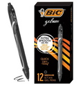 GEL-OCITY QUICK DRY PEN BLACK 12 PAQ.