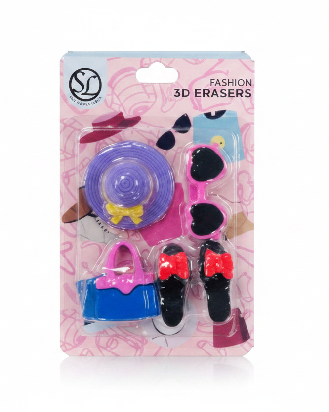 Girls Eraser Pack   3D