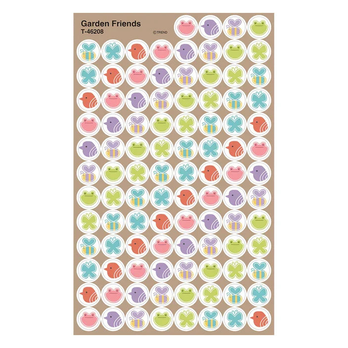GARDEN FRIENDS SUPERSPOTS® STICKERS 60PK