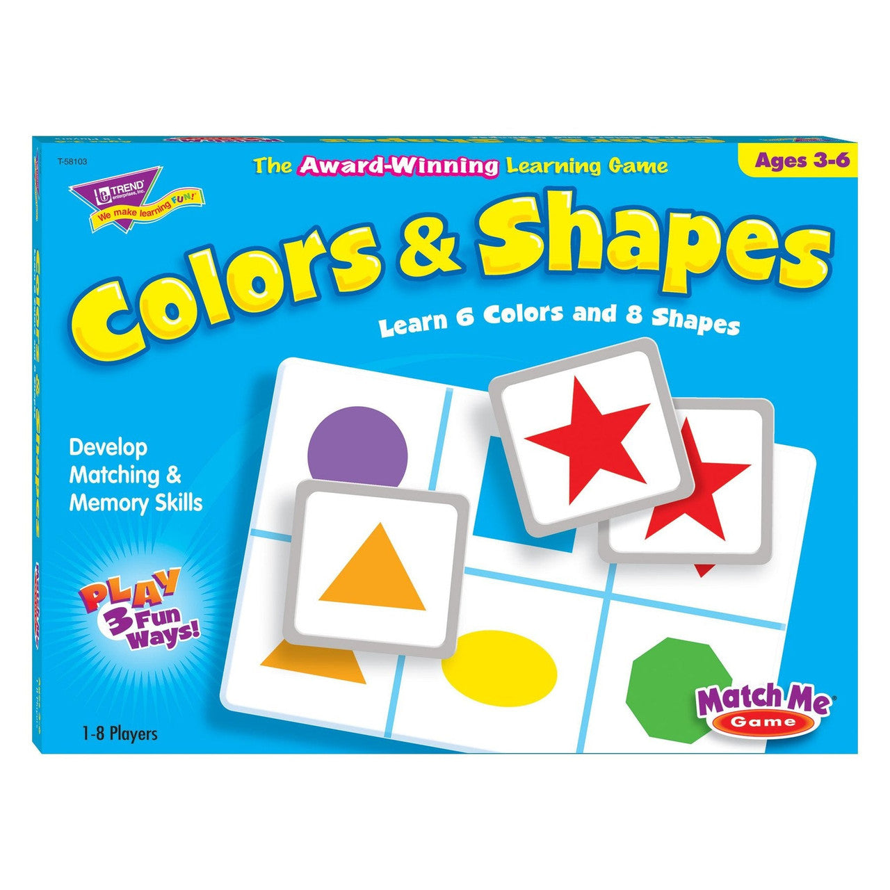 COLORS & SHAPES MATCH ME GAME
