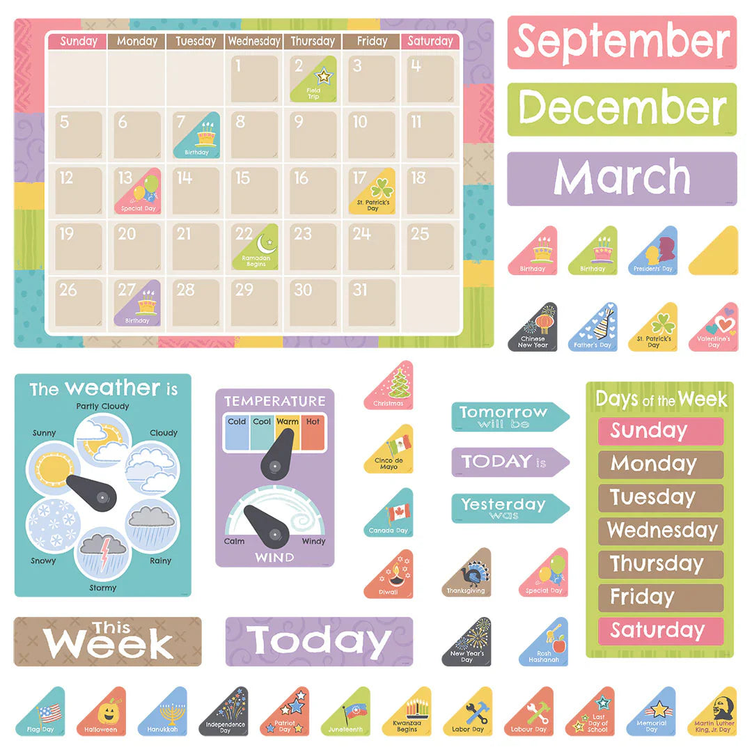 GOOD TO GROW CALENDAR BULLETIN BOARD SET