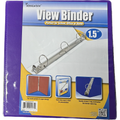 HARD VIEW BINDER 1-1/2" PURPLE