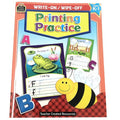 PRINTING PRACTICE WIPE-OFF BOOK K-1