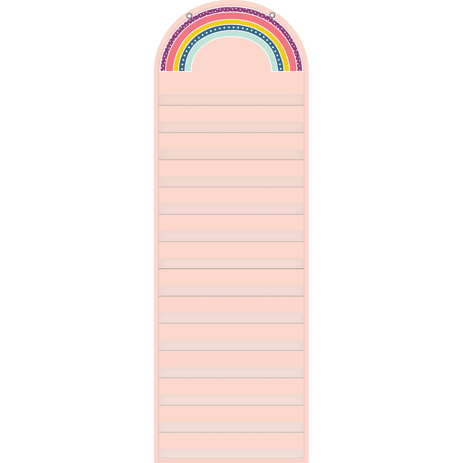 Oh Happy Day Rainbow 14 Pocket Chart