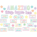 Pastel Pop Amazing Things Happen Here Bulletin Boars Set