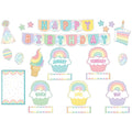 Pastel Pop Happy Birthday Mini Bulletin Board 62pc
