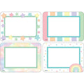 Pastel Pop Name Tags/Labels 36 pcs