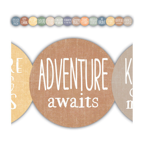 Moving Mountains Positive Sayings Die-Cut Border T