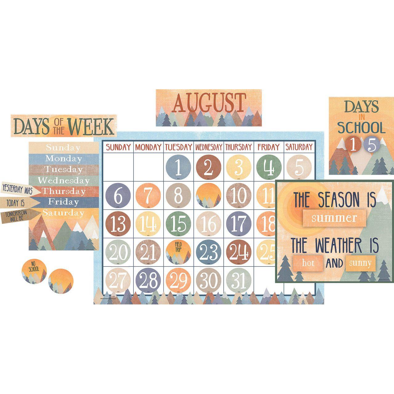 Moving Mountains Calendar Bulletin Board