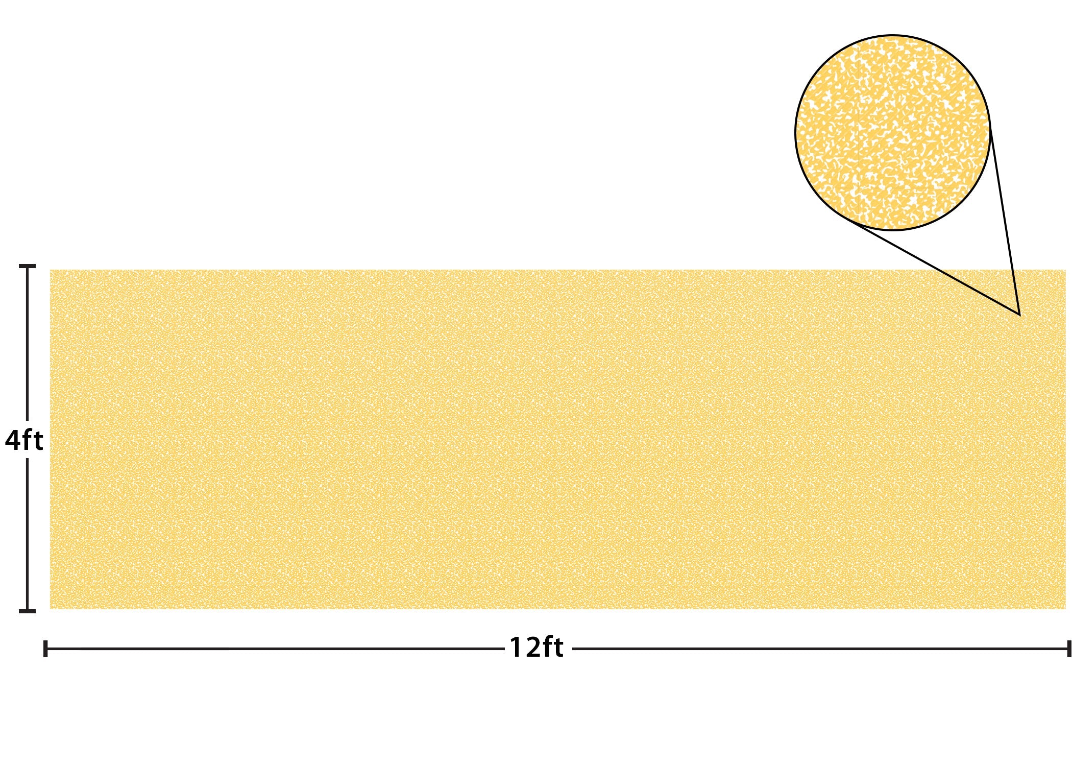 Composition Yellow Better Than Paper Bulletin Board Roll