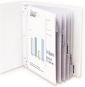 Polypropylene Sheet Protector with Index Tabs, clear tabs, 11 x 8 1/2, 5/ST, 05557