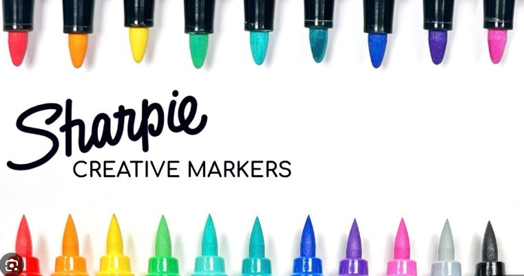 Sharpie Creative Markers Bullet Point Water-Based Assorted Colors