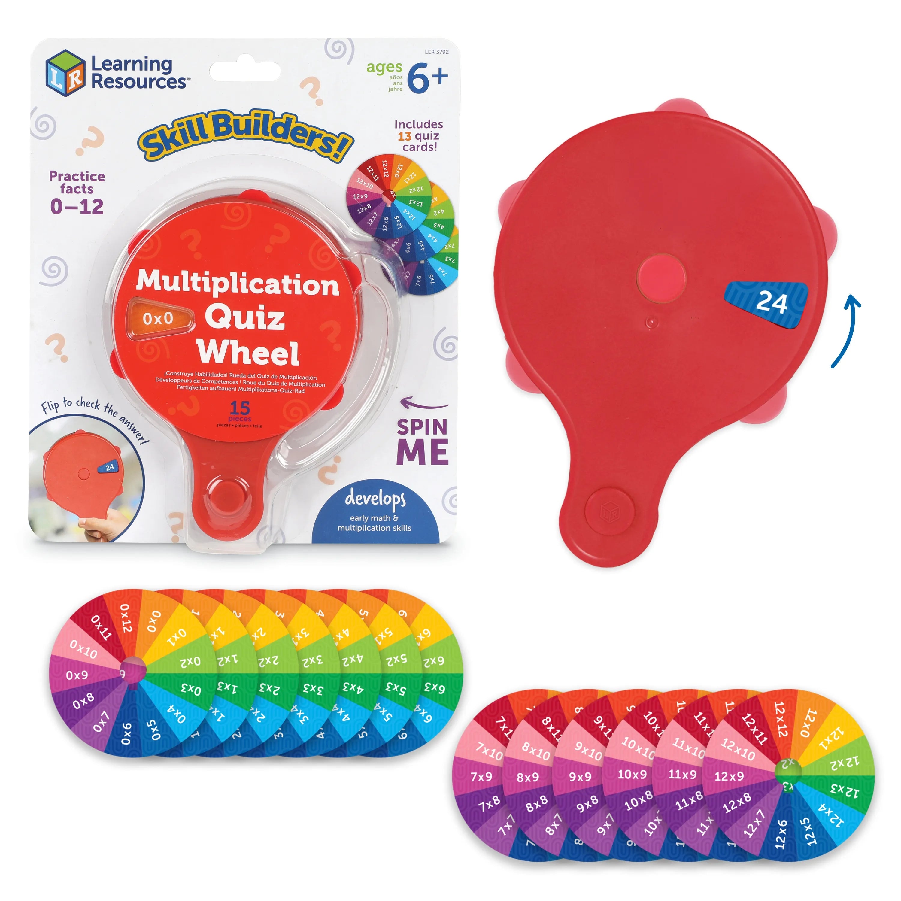Skillbuilders Mulitplication Quiz Wheel