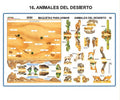 MAQUETA ANIMALES DEL DESIERTO
