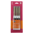 BLACK INK PIGMA MICRON SET 3PK