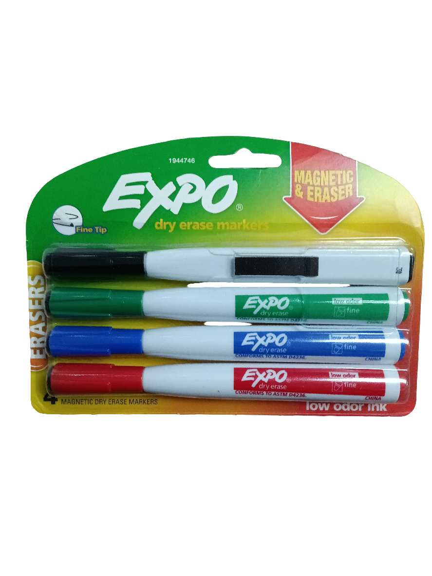 Expo Magic W/Eraser | 4cd Basic | Fine
